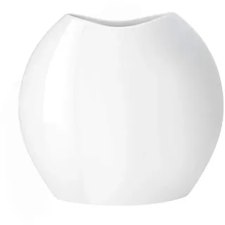 ASA Moon Vase, Steingut, weiß, 16cm