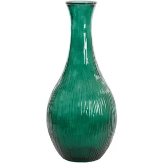 Light & Living Bodenvase, Dunkelgrün, Glas, 75 cm, Dekoration, Vasen, Bodenvasen