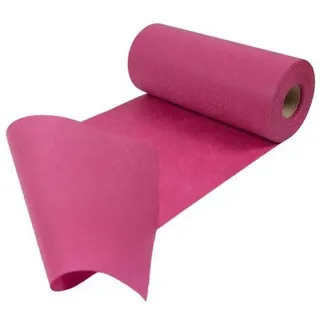 Sensalux Tischläufer Sensalux Tischläufer, stoffähnliches Vlies, Farbe + Breite wählbar rot 50 cm x 2500 cm x 0 mm