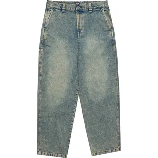 Dickies Madison Baggy Fit Jeans - Yellow Fade Indigo - 32 - 32