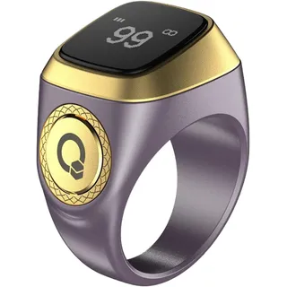 Smart Tasbih Zikr Ring, 20Mm Muslim Digital Azan Wecker, Tasbih Zähler Smart Rin