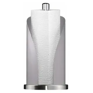 Wesco Küchenrollenhalter 322104-76, Metall, cool grey, mit Abreißhilfe