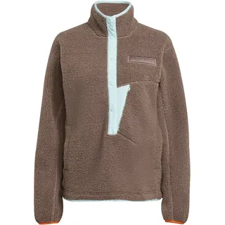 adidas Xploric High Pile Fleece Sweatshirt Braun/Türkis XS