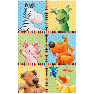 DIE LIEBEN SIEBEN Kinderteppich 100 x 160 cm Bunt