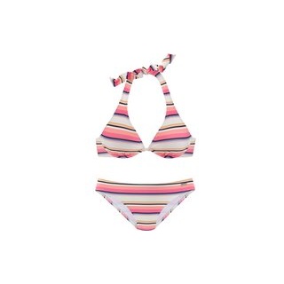 VENICE BEACH Bügel-Bikini Damen creme-rosa Gr.42 Cup D