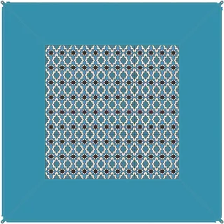 Bent Carpet -Caribbean«, blau