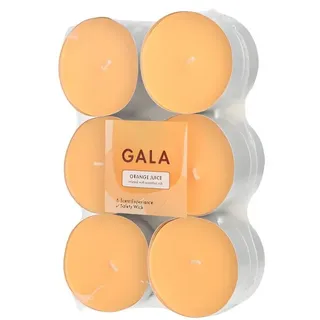 Papstar Flavour by GALA Maxi Duftlichte 58 mm 144 St. orange
