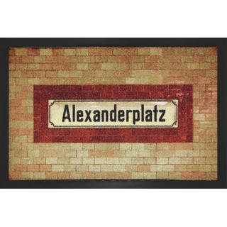 empireposter Berlin Alexanderplatz - Fußmatte, Größe: 60 x 40 cm, Material Polypropylen