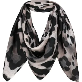 Monari Modetuch, mit Animalprint braun