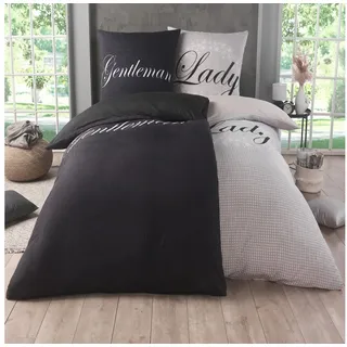 Kuscheli Partnerbettwäsche 2x 135x200 + 2x 80x80 cm atmungsaktiver Bettbezug, Partner Bettwäsche, Mikrofaser, 4 teilig, Für Allergiker geeignet, pflegeleicht, angenehm weicher Stoff