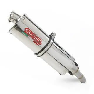 GPR EXHAUST SYSTEMS GPR Endschalldämpfer Honda Transalp XL 600 V 1986/99 EC-Approv. slip-on exhaust Trioval