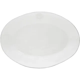 Costa Nova weiß Platte oval 40 cm