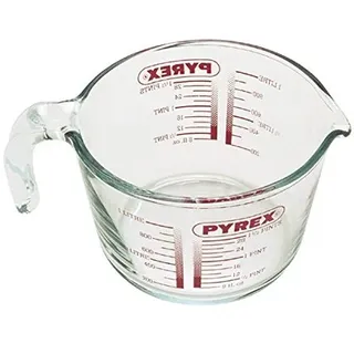Deluxe Pyrex Fleckenabweisender Glas-Messbecher, 1 l