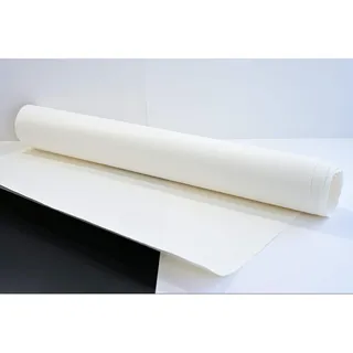 [10 Stück] Traditionelles koreanisches Mulberry-Papier, handgefertigt, einfarbig, naturweiß, 28,3 x 55,9 cm