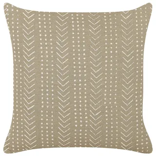 Beliani Dekokissen Senecio 45 x 45 cm Beige