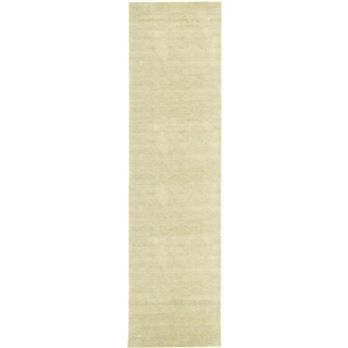 Läufer MORGENLAND "GABBEH FEIN UNI" Teppiche Gr. B/L: 80 cm x 200 cm, 18 mm, 1 St., silberfarben Teppichläufer