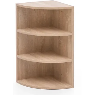 Wohnling Eckregal 30 x 60 x 30 cm Braun