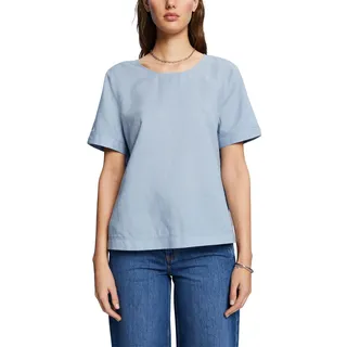 ESPRIT Damen 043EE1F301 Bluse, 445/LIGHT Blue Lavender, L - L