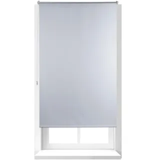 Relaxdays Verdunklungsrollo Thermo 100 x 160 cm weiß/silber