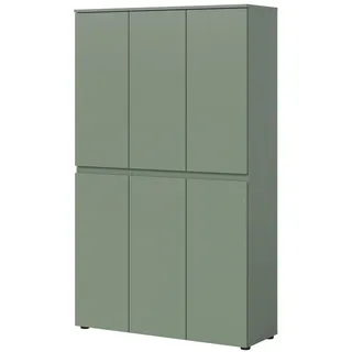 inn.furn Assino Mehrzweckschrank 105 x 175 x 37 cm Grün