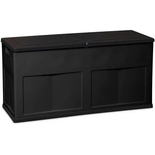 TOOMAX Auflagenbox Kissenbox mit Kissen, Anthrazit, Wasserdicht, Schwarz, 320 L, 119 x 46 x 60 cm