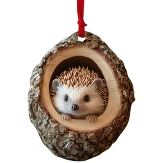 Tier-Weihnachtsschmuck – Feiertagsdekorationen mit Tiermotiven, handgefertigte Harz-Figuren | Niedliche Tier-Weihnachtsbaumschmuck, lustige und festliche Dekoration für Weihnachten, Zuhause, Büro