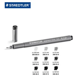 Staedtler pigment liner 308 schwarz, 0,05 mm