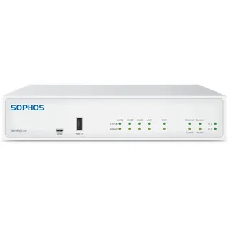Sophos SD-RED 20 - Rev 1 - Fernsteuerungsgerät - 4 Anschlüsse - GigE