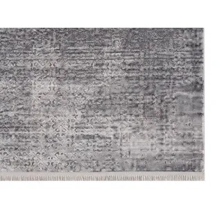 SCHÖNER WOHNEN-Kollektion Webteppich Vision 80 x 150 cm Mischgewebe Grau Anthrazit
