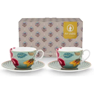 Pip Studio Blooming Tales Fantasy Blue Tasse 0,3 l Blau 2