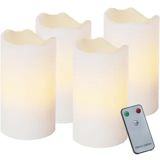 MARELIDA LED Kerzenset 4 St. weiß