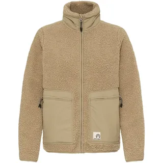 North Bend Plüschjacke NBGalonne W Teddy Jacket", in Braun | Gr.: 46