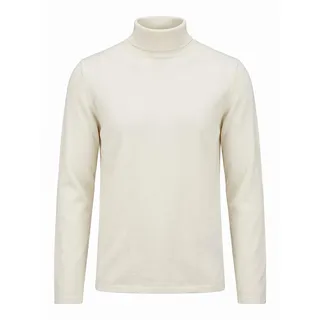 Rollkragen-Pullover Olymp weiss, 52