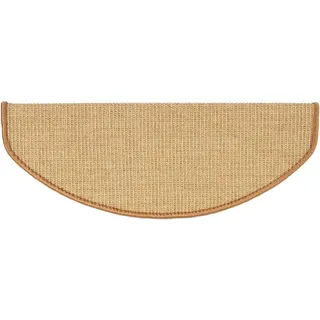 OTTO home Stufenmatte Natur, halbrund, Höhe: 8 mm, 100% Sisal, große Farbauswahl, selbstklebend, auch als Set 15 Stück beige