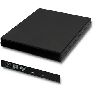 Qoltec 51866, Optisches Disk-Laufwerk, Schwarz, Windows 2003, XP, Vista, Windows 7, 8.1, 10 i MAC OS system, Linux., 1 Stück(e)