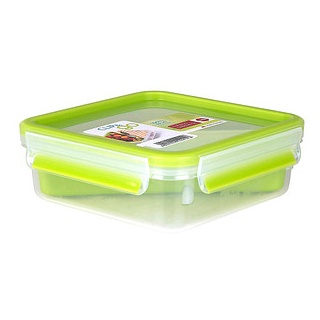 emsa Lunchbox CLIP & GO 5,8 cm hoch transparent 0,85 l