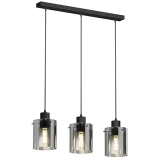 LINDBY Kourtney 3-flg. 60 W 65 cm rund schwarz