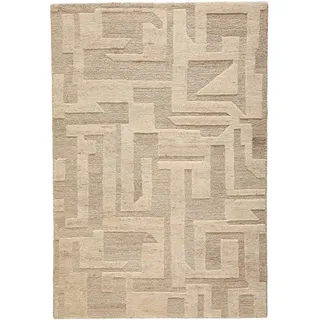 Cazaris Orientteppich Tibet, Beige, Textil, geometrisch, rechteckig, 130x190 cm, leicht zusammenrollbar, Teppiche & Böden, Teppiche, Orientteppiche