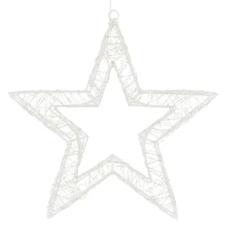 ECD Germany LED Weihnachtsstern 50 cm Warmweiß