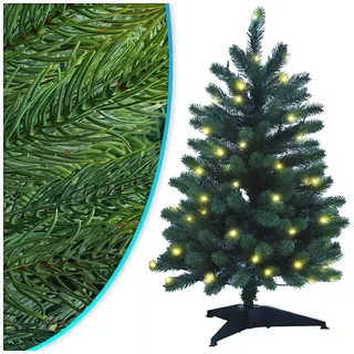 NYVI Künstlicher Weihnachtsbaum Weihnachtsbaum NYVI-Xmas Premium aus 100% Spitzguss Absolut Lebensecht grün 85 cm