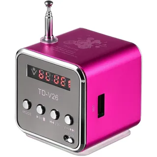 Mini Radio Lautsprecher Neuheit Radios Lautsprecher Für Die Party Duschradio Bequemer LautsprecherMp3-mp4-musikplayer Kleiner Aluminiumlegierung Mädchen USB Laptop