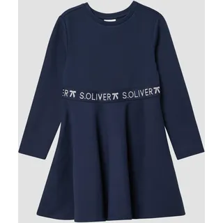s.Oliver Kurzes Interlock-Kleid Blau 110