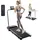 Laufband unter den Schreibtisch Laufband zum Arbeiten klappbares Laufband 120 kg Tragkraft tragbares in 1 5 PS Griffstange Fernbedienung Led-anzeige 1-12 km/h