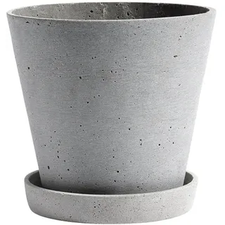 Blumentopf | Flowerpot with Saucer - Grey - Large