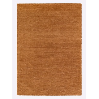 Teppich HEINE HOME Teppiche Gr. B/L: 160 cm x 230 cm, 17 mm, 1 St., braun (zimt, meliert) Shaggy-Teppiche