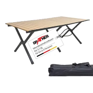 Grafner Campingtisch Holzoptik klappbar