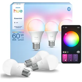 Philips Hue Essential White & Color Ambiance E27 806 lm 8 W 3 St.
