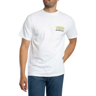 Vans Herren Grafik-T-Shirt Mit Vorderseite Und Rückseite Kaufen, White/Sunny Yellow, L