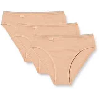 SLOGGI Damen 24/7 Cotton Tai C3P Slip, Brush, 48