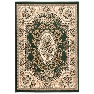Tapiso Atlas Kurzflorteppich 300 x 400 cm Grün/Beige